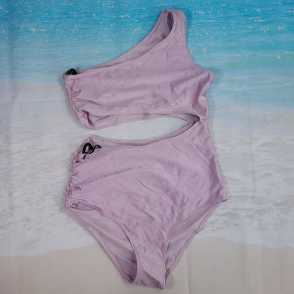 MINKPINK Women's Arabella Asymmetrical One Piece Swimsuit Swimwear Med - L - Picture 3 of 16